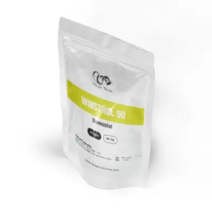 Winstrol 50mg tablets – 50mg Stanozolol by Dragon Pharma in sachet packaging
